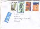 GOOD BELGIUM Postal Cover To ESTONIA 2010 - Good Stamped: Stamp On Stamp ; Christmas - Storia Postale