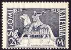 FINLAND : 1935 100.jahrestag Der Herausgabe Des Nationalepos Kalevala Durch Elias Löhnrot 2½ M Blauschwar Michel 193 * - Unused Stamps