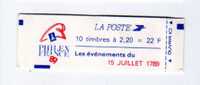 Carnet Philex France - Révolution Française - Les événements Du 15 Juillet 1789 - N°2376 C12 - Commemoratives