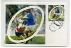 ENTIER POSTAL  STATIONERY  MAXICARTE COUPE DU MONDE DE RUGBY 1999 - Sonstige & Ohne Zuordnung