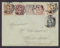 France Uprated Postal Stationery Ganzsache Entier Enveloppe TAXE Reduite PARIS 1907 Fredericia Danemark NOT COMMON Cds. - Standard- Und TSC-Briefe (vor 1995)