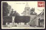 CPA  ANCIENNE- FRANCE- GIF (91)- L'EGLISE EN TRES GROS PLAN FACE A L'ENTRÉE- - Gif Sur Yvette