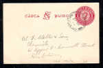 IRELAND 1d Postal Stationery Card USED – 1925-31 ISSUE - Postwaardestukken