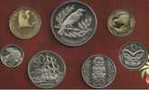 NEW ZEALAND MINT SET OF 7 5 CENTS- $5  BIRD QEII HEAD BACK 1995 BUNC READ DESCRIPTION CAREFULLY!!! - Nieuw-Zeeland