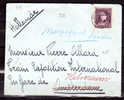 Albert I Casquette  N° 319  Sur Lettre Vers Hilversum - Storia Postale