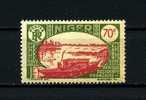 NIGER 1939  N° 78**  Neuf Ier Choix. Sup.  Cote: 2 € + (Bateaux, Boats, Ships) - Andere & Zonder Classificatie