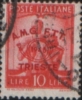 Italia-Emissione Trieste Zona A 1948 Convegno Filatelico Di Trieste 10L Usato - Afgestempeld