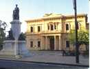 Australia Library - Bibliothèque D´Australie - South Australia - State Library + Edward VII Statue - Libraries