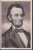 USA - President Abraham Lincoln, Japanese Vintage Postcard, 1920~30s - Presidentes