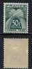 TIMBRE TAXE / 1946-55 - # 88 / 50 F. VERT FONCE * / COTE 15.50.EURO (ref T337) - 1859-1959.. Ungebraucht