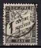 France Taxe N° 10 Oblitéré °  . - 1859-1959 Afgestempeld