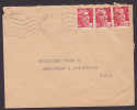 France C. DUMANS Ingr. Electricien TMS PARIS R. La Perousse 1948 Cover To BRIDGEPORT USA Etats Unis Marianne - Lettres & Documents