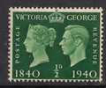 GB 1940 KGV1 1/2d  UMM GREEN CENTENARY STAMP SG 479 (C116) - Unused Stamps