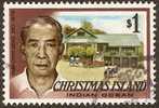 CHRISTMAS ISLAND - USED 1977 $1.00 Visitors - Fam Choo Beng - Christmas Island