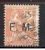 FM Type Mouchon 15c. -oblitéré - N°2 - - Military Postage Stamps