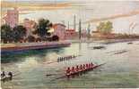 ILLUSTRATEUR SPORT E. BRAUNTHAL - E. RANZENHOFER : "Compétition En Aviron - Rameurs" - Roeisport