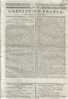 JOURNAL QUOTIDIEN "GAZETTE DE FRANCE" N°222 DU 9/08/1807 - 1er Quotidien De France L´ancêtre Du J.O - 1800 - 1849