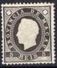 Macao N° 32 (.) (A) 5 R. Noir Dentelé 12.50 Neuf Sans Gomme Sinon  TB - Unused Stamps