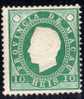 Macao N° 33 (.) (A) 10 R. Vert Dentelé 12.50 Neuf Sans Gomme Sinon  TB - Unused Stamps