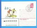 Summer Olympics, Moscow 1980 Hockey Russia URSS Postal Stationery Cover 1980 - Jockey (sobre Hierba)