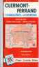 CARTES ROUTIERES  // FRANCE  // PLAN GUIDE  / CLERMONT FERRAND ET SES ENVIRONS / - Cartes Routières