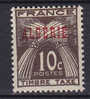 Algeria 1947 Mi. 33, 10c. Taxe Postage Due, MH* - Portomarken