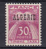 Algeria 1947 Mi. 34, 30c. Taxe Postage Due, MH* - Segnatasse
