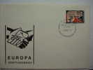 143 LIECHTENSTEIN LIENCHISTEIN  FDC SPD COVER EUROPA 1962 - 1962