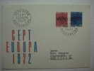 235  HELVETIA SWISS SUISSE SUIZA  FDC SPD COVER EUROPA YEAR 1972 - 1972