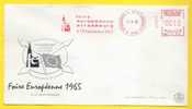 STRASBOURG - FOIRE EUROPEENNE / 1965 EMA  SECAP  SUR LETTRE (ref 234) - Storia Postale