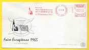 STRASBOURG - FOIRE EUROPEENNE / 1965 EMA  SECAP  SUR LETTRE (ref 234) - Lettres & Documents