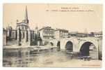 Limoux (11) : L´église Et Le Pont En 1910. - Limoux
