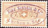 Heimat SZ LACHEN A. See 1937-12-07 Max Stahlin & Cie Fiskalmarke Bund - Revenue Stamps