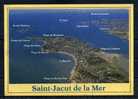 SAINT JACUT DE LA MER . Vue Générale Aérienne .  Voir Recto - Verso  (H854 ) - Saint-Jacut-de-la-Mer