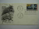 1 FIRST MAN ON THE MOON COVER FDC YEAR 1969 - APOLLO II PRIMER HOMBRE EN LA LUNA - Maximum Cards