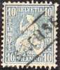 Heimat OW SACHSELN 1862- Langstempel Im Kasten Auf Sitzender Helvetia ZU#31 - Used Stamps