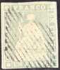 Schweiz 1854- Strubel 1 Fr. Schwarzer Seidenfaden Zu#27Cb SH27B2sz - Used Stamps
