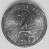 2 Francs 1993    Jean Moulin - Conmemorativos