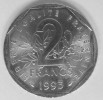 2 Francs 1993    Jean Moulin - Gedenkmünzen