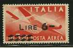 ● ITALIA 1947 - P.A. Democratica - N. 135 * , Fil. CS  - Cat. ? €  - Lotto N. 5670 - Airmail