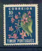 ! ! Timor - 1950 Timor Flowers 10 A - Af. 277 - MH - Timor