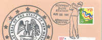 Cachet Golf - Golf Postmark - USA Sunwest Bank Station Golf 1991 - Golf