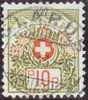 Heimat GL GLARUS 1913-07-03 Vollstempel Portofreiheit Zu#5A Kl#427 Sanatorium Braunwald - Franchigia