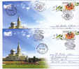 Easter Paques,2011 FDC,premier Jour 2 Covers Stationery Sent To Mail In First Day! Moldova/ Moldavie. - Pâques