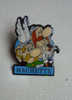 PIN'S ASTERIX OBELIX HACHETTE 1991 - Pin's