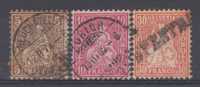 Lot N°14589   N°35-36-38, Belle Variété Sur Le N°35 Filet NORD Doublé - Usati