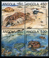 Angola 1993 Mi.No. 932 - 935 Reptiles Turtles 4v MNH**  8,00 € - Tortues