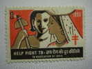 130 INDIA INDIE TUBERCULOSIS TUBERCULOSE REKLAMEMARKE  WERBEMARKE POSTERSTAMP ERINNOPHILIE  REKLAME OLD - Fantasy Labels