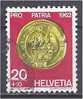 SWITZERLAND 1962 Pro Patria - 20c Schwyz Gold Ducat  FU - Gebruikt