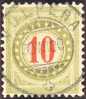 Heimat GR VULPERA 1900-07-30 Vollstempel Auf 10Rp. Porto Zu#18GaIIK - Strafportzegels